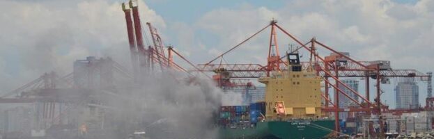 C/V CAPE MORETON Suffers Below Deck Fire While at Berth  [Manila, Philippines ~ 12 September 2015]