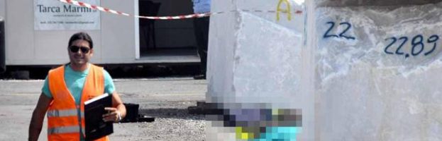 Italian Port Worker Fatally Crushed Outside Marine Terminal Marble Warehouse  [Marina di Carrara, IT – 11 July 2018]