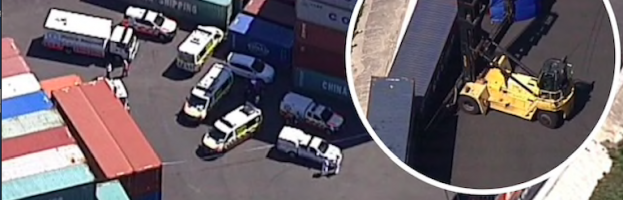 Container Depot Worker Fatally Crushed  [Port Botany, Australia – 25 September 2019]