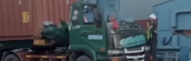Yard Tractor Operator Fatally Injured In Dockside Crash Into Container Being Discharged  [Tanjung Priok (Jakarta), Indonesia – 09 July 2021]