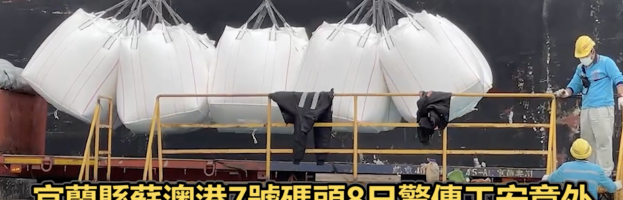 Longshore Worker Struck and Killed In Cargo Hold By Fallen Super Bag  [Suao Port, Taiwan – 08 January 2022]