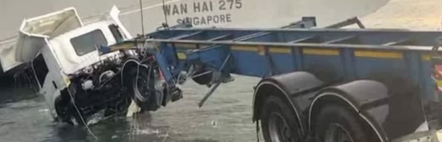 Over-The-Road Truck Driver is Victim In Port Drowning Death  [Laem Chabang, Thailand – 19 February 2022]